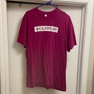 Wolfpop American Apparel Fuchsia T-Shirt